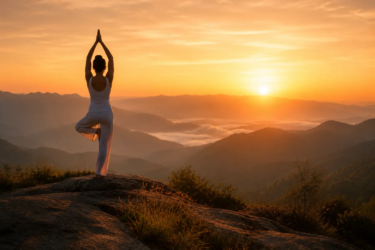 Yoga therapy session